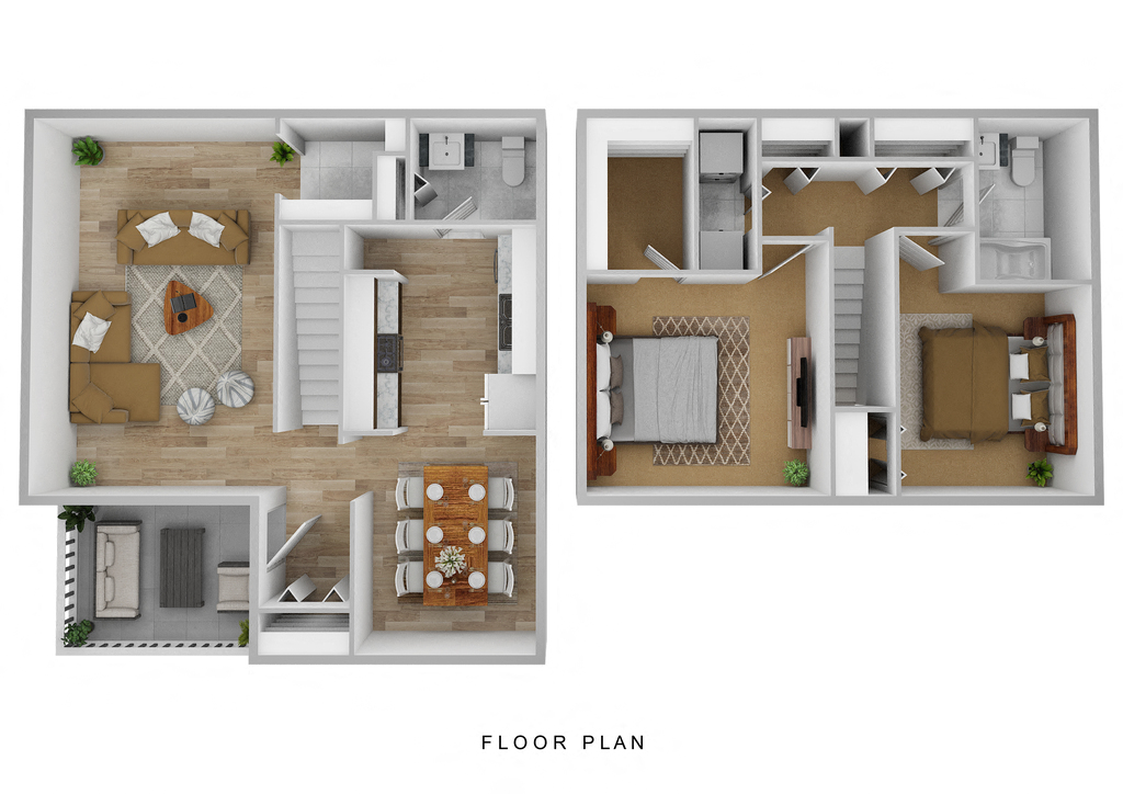B - The Maple floor plan
