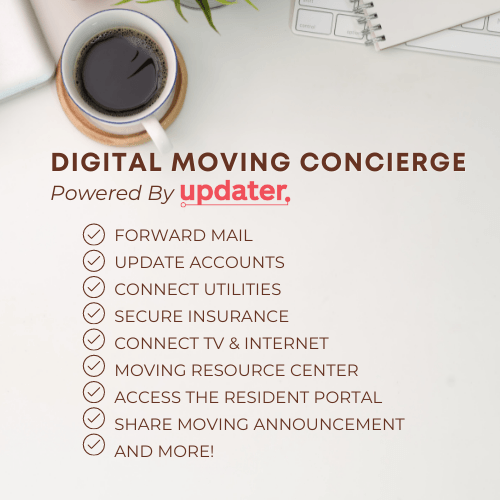digital moving concierge powered by updater