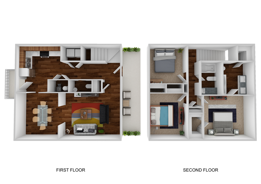 C1 - The Apple floor plan