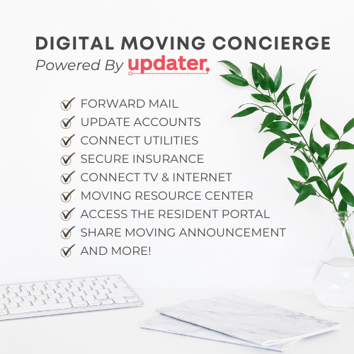 digital moving concierge powered by updater