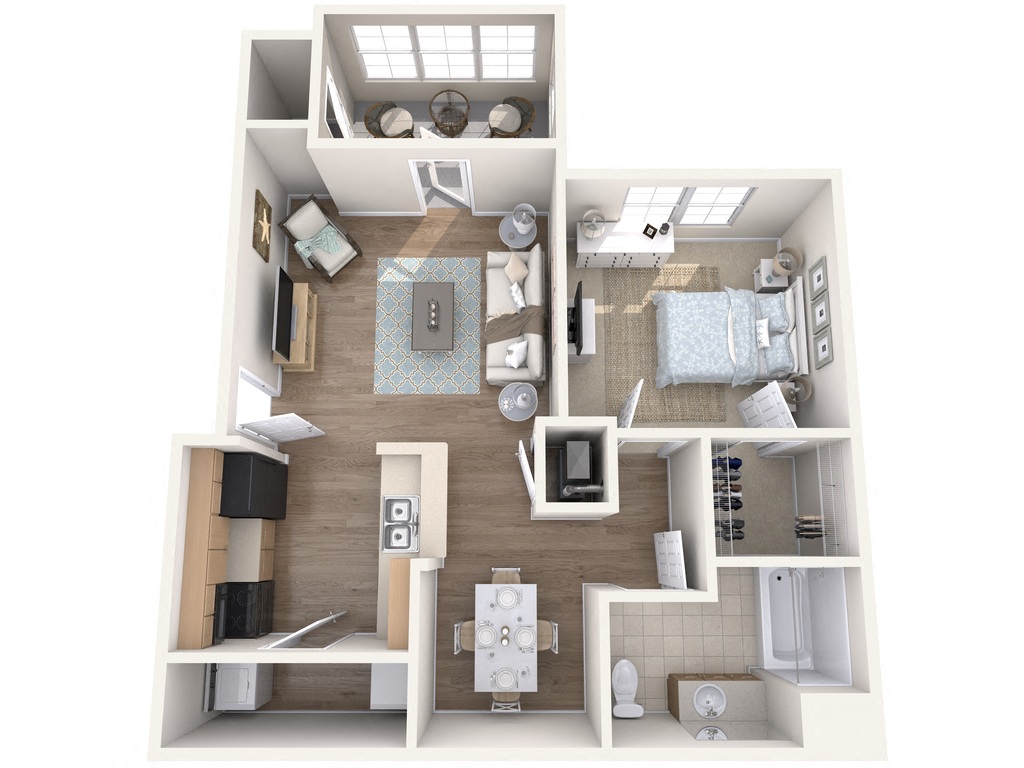 A1B floor plan