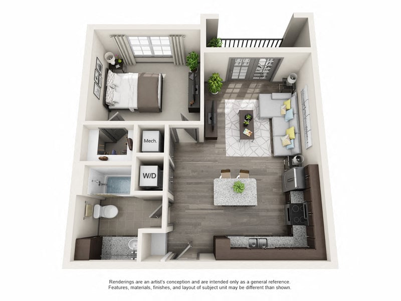 A floor plan
