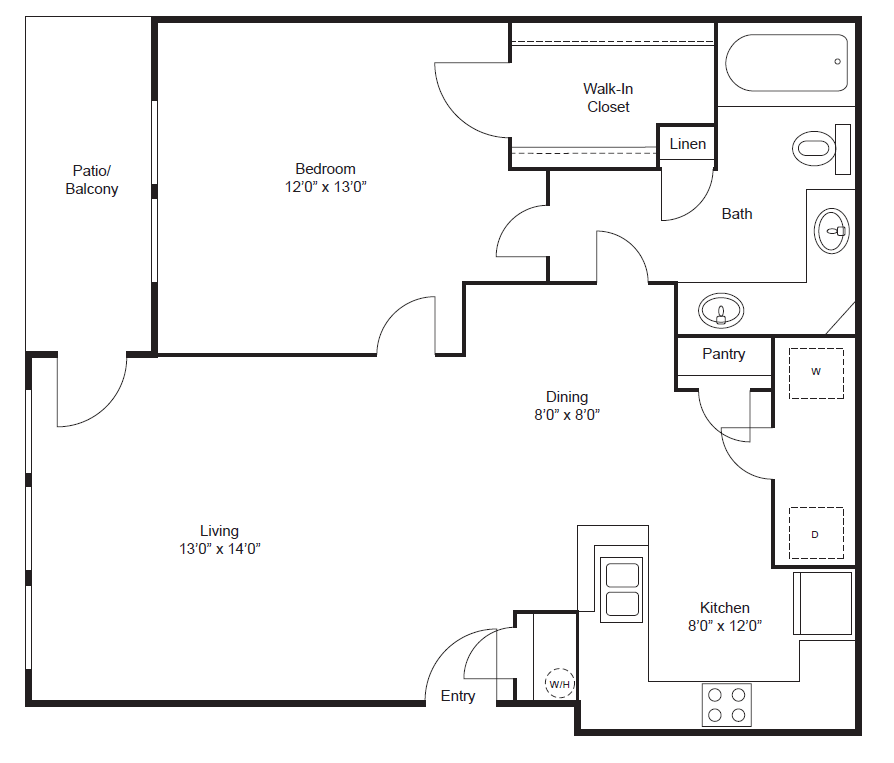 A1 floor plan