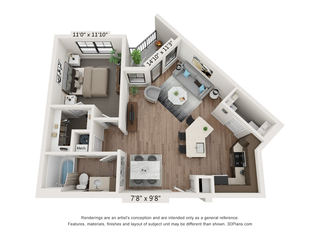1B - The Grant floor plan