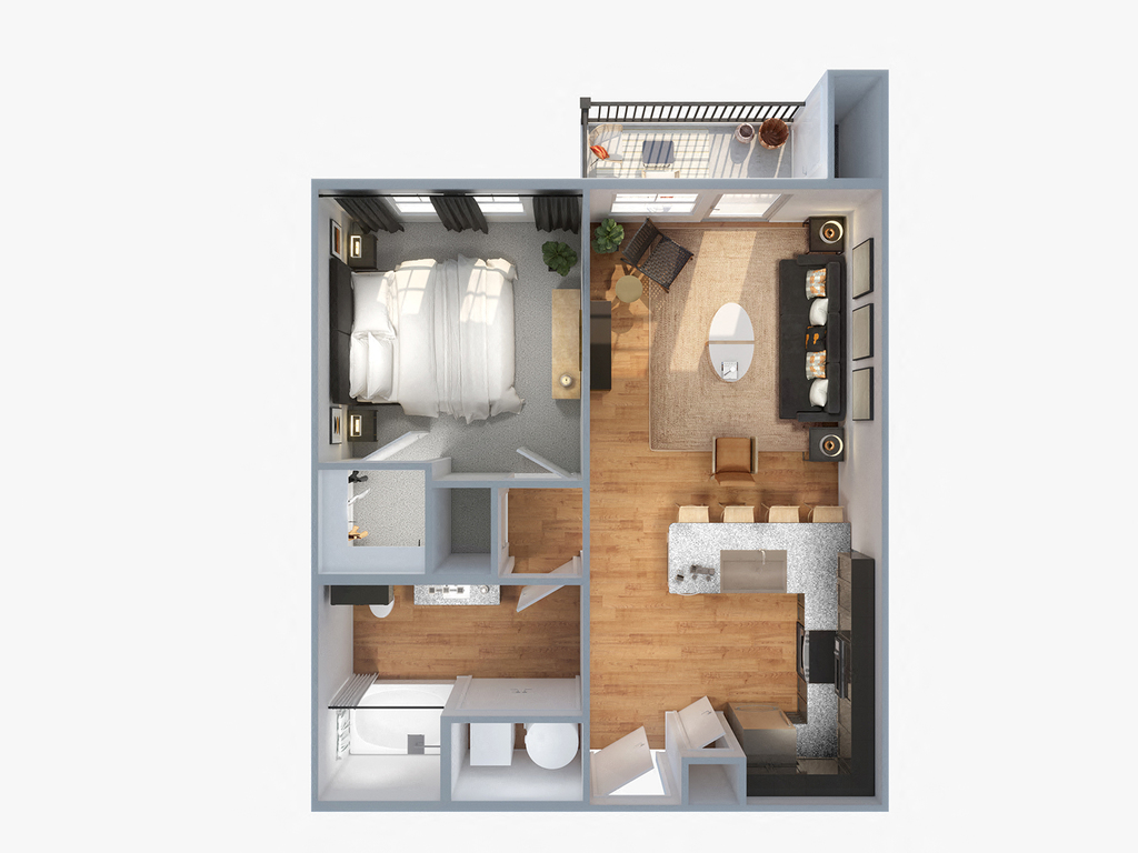 A floor plan