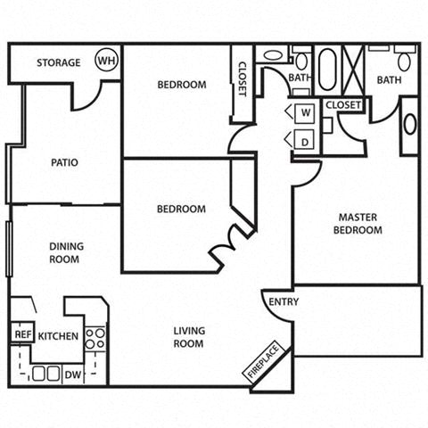 The Dana floor plan