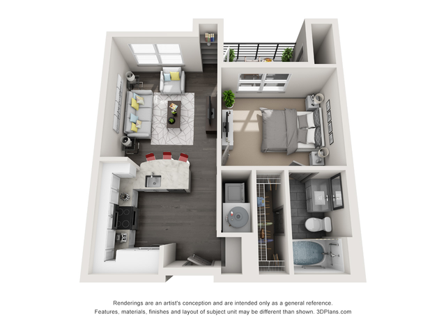 A - The Oak floor plan