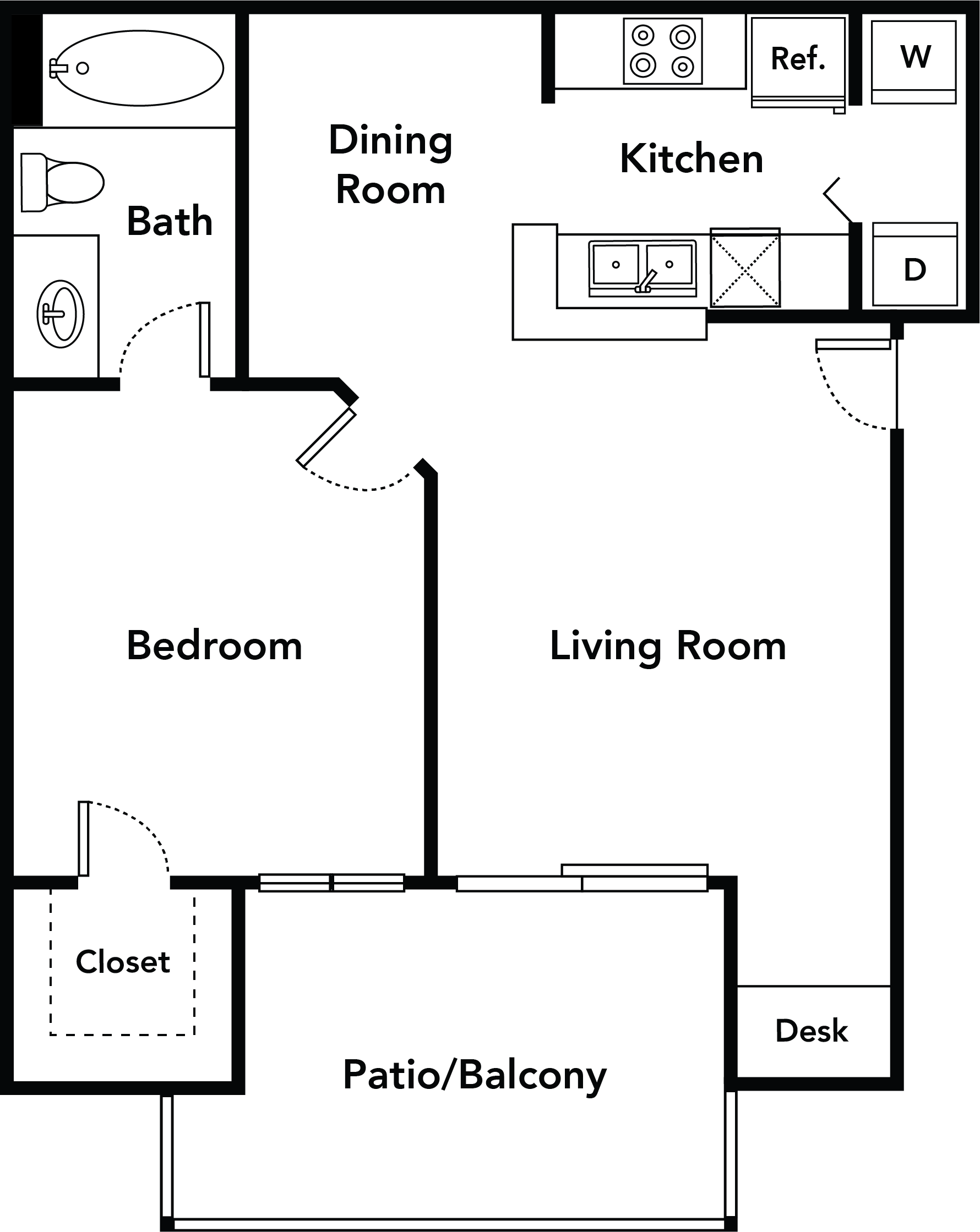A - The Aspen floor plan