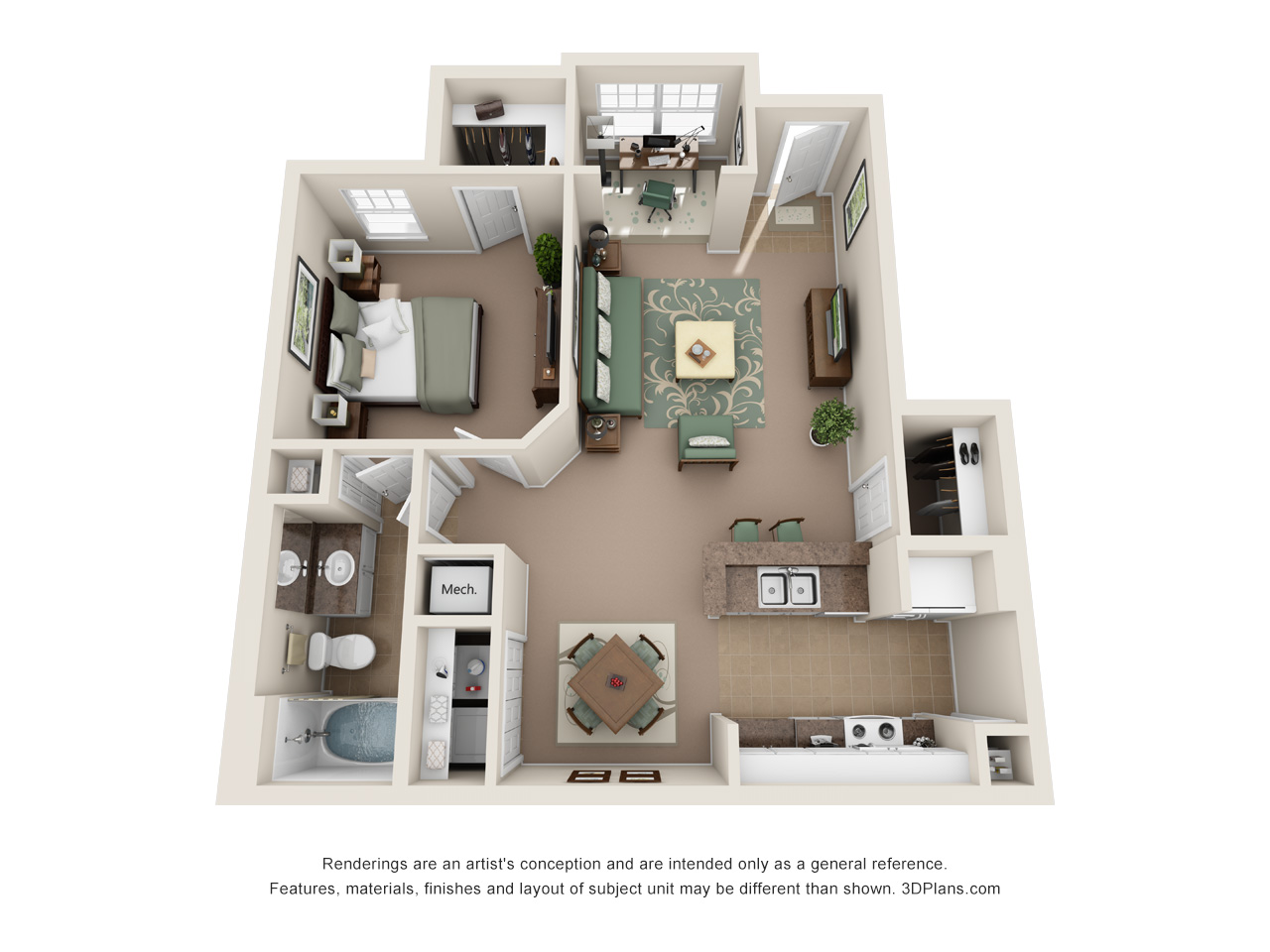 A1 - The Athens floor plan