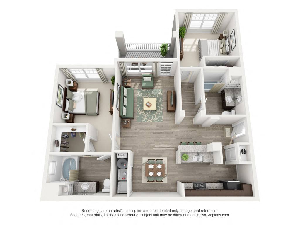 B2 - The Atlanta floor plan