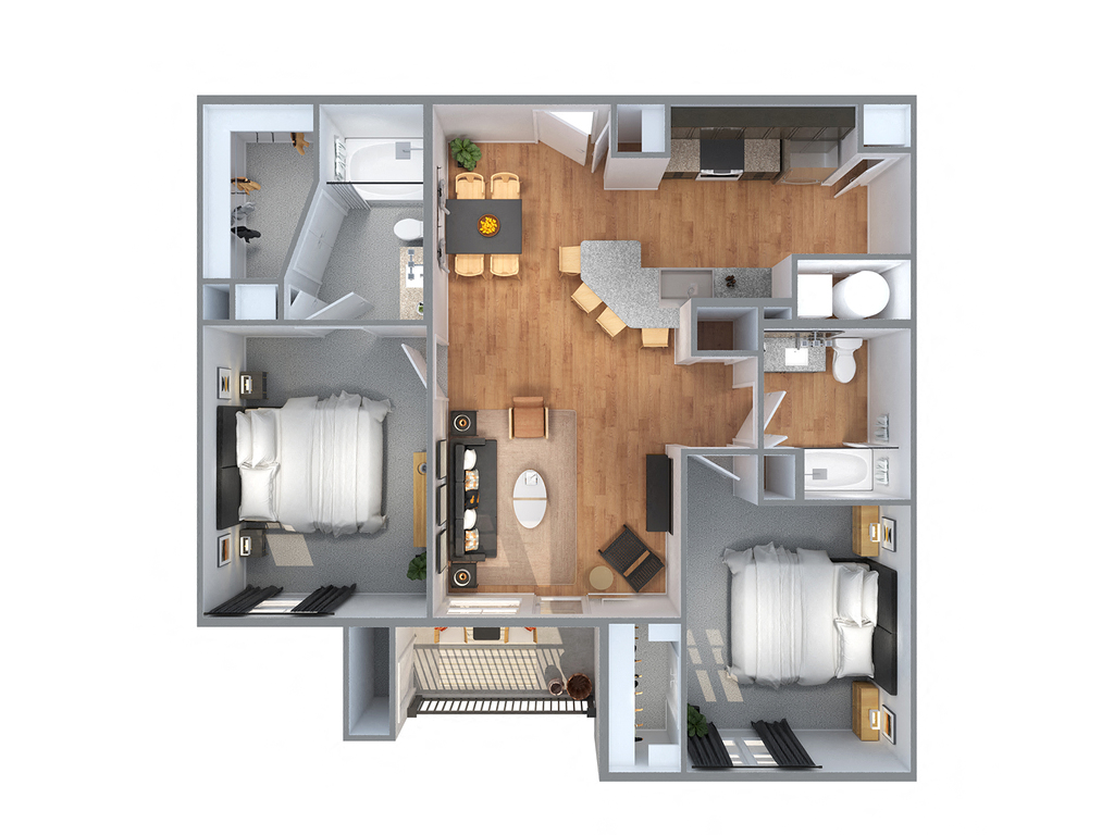 B floor plan