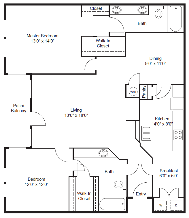 B floor plan