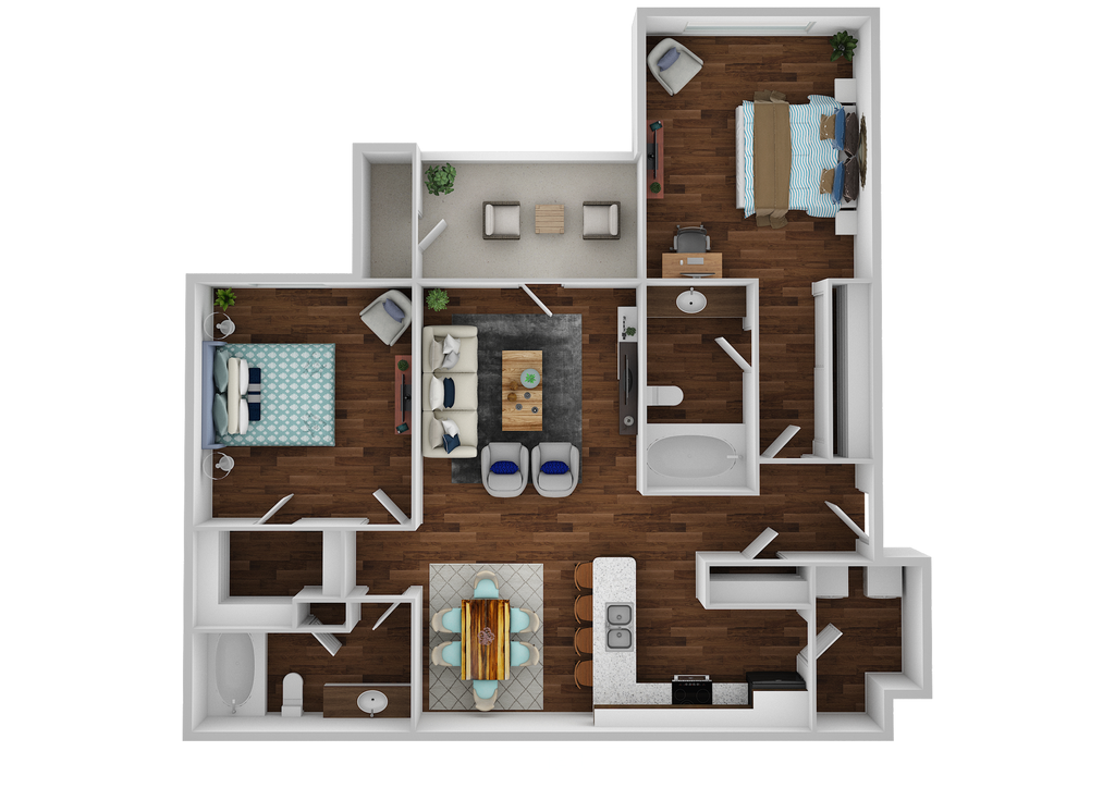 B floor plan