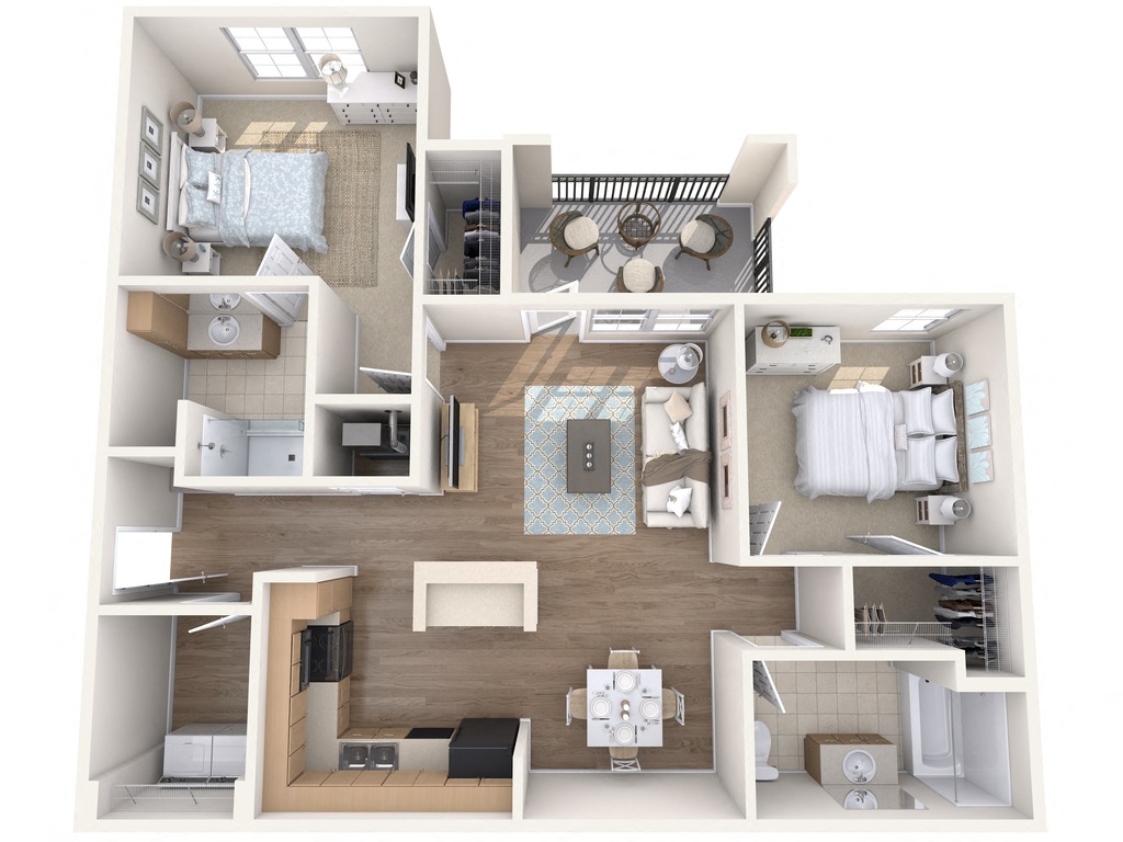 B2A floor plan
