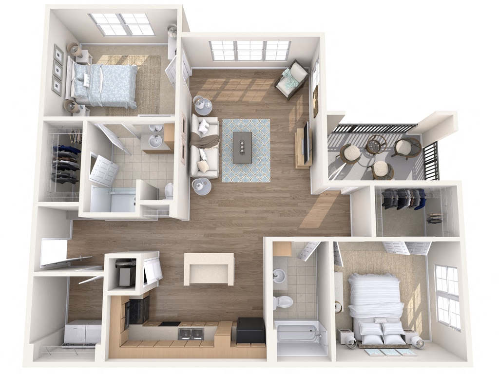 B2C floor plan