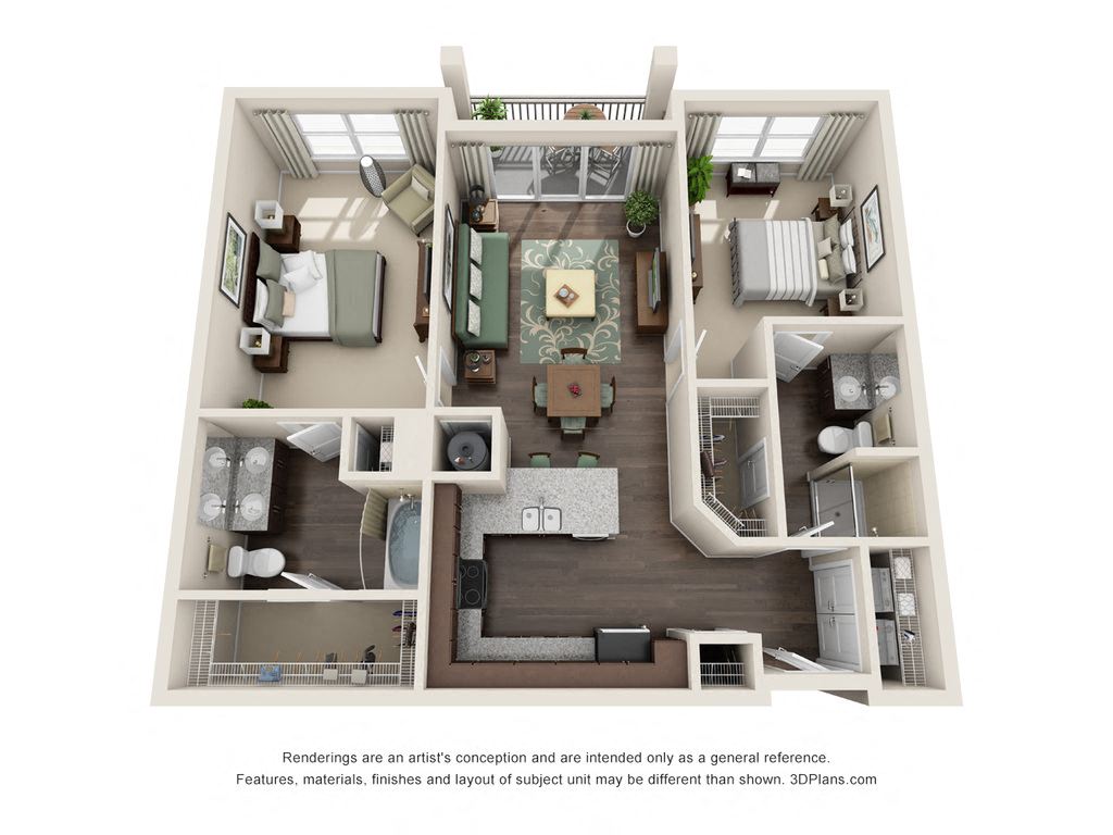 The Barcelona floor plan