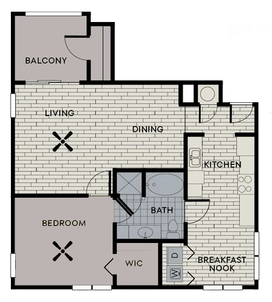 A1 - The Barcelona floor plan