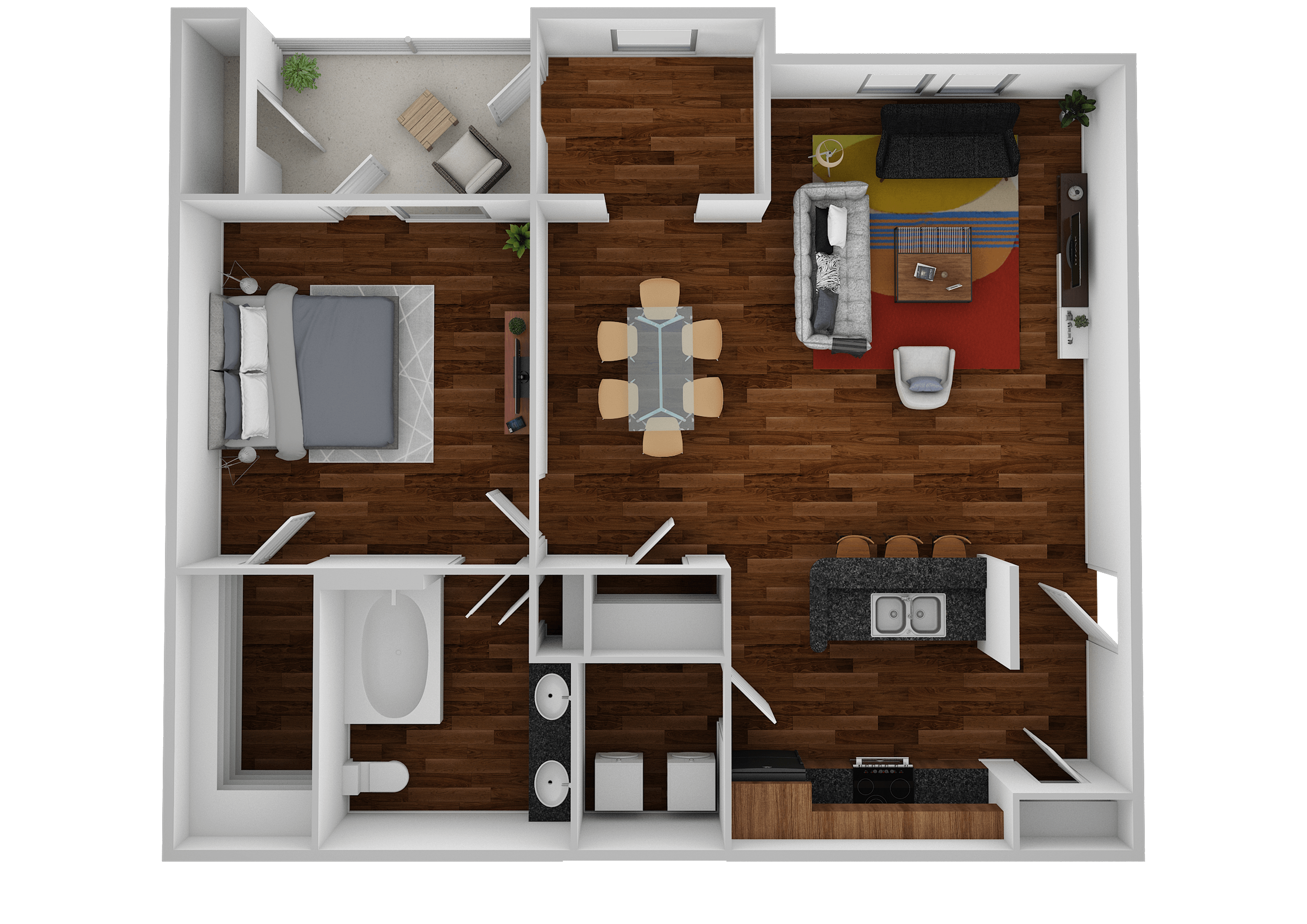 A - The Bellevue floor plan