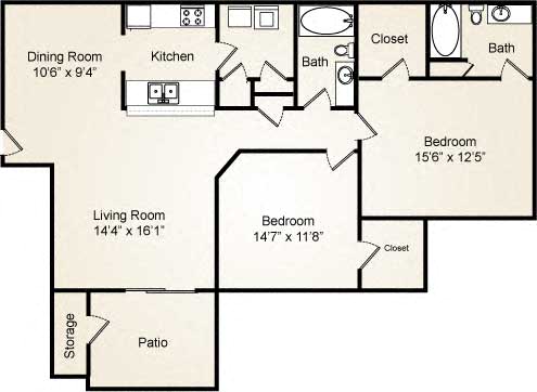 B2 - Brighton floor plan