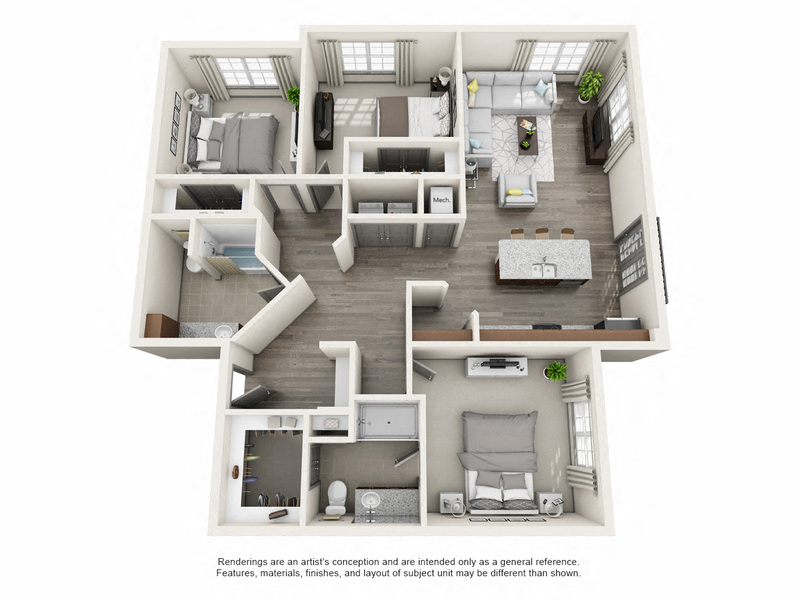 C floor plan