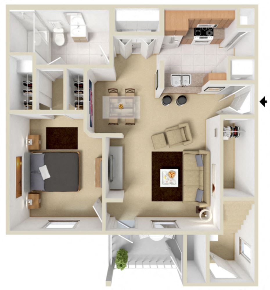 A1 - Champlain floor plan