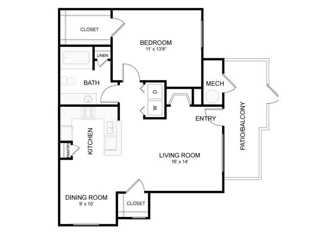 Floor Plans Of Eagle Ridge Apartment Homes In Loveland Co