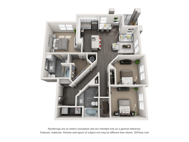 C - The Sycamore floor plan