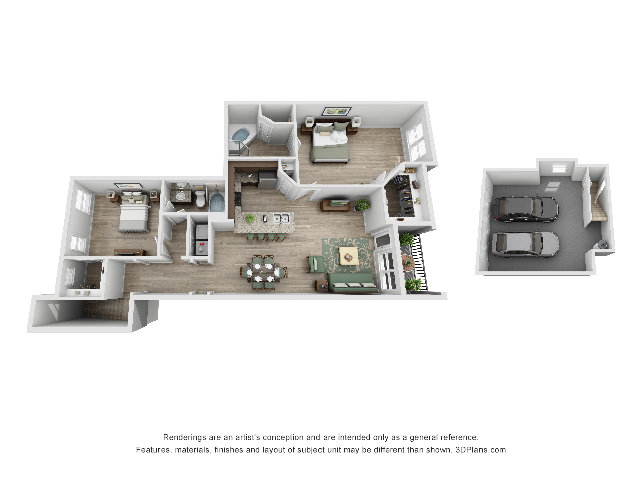 B4 - Calgary floor plan