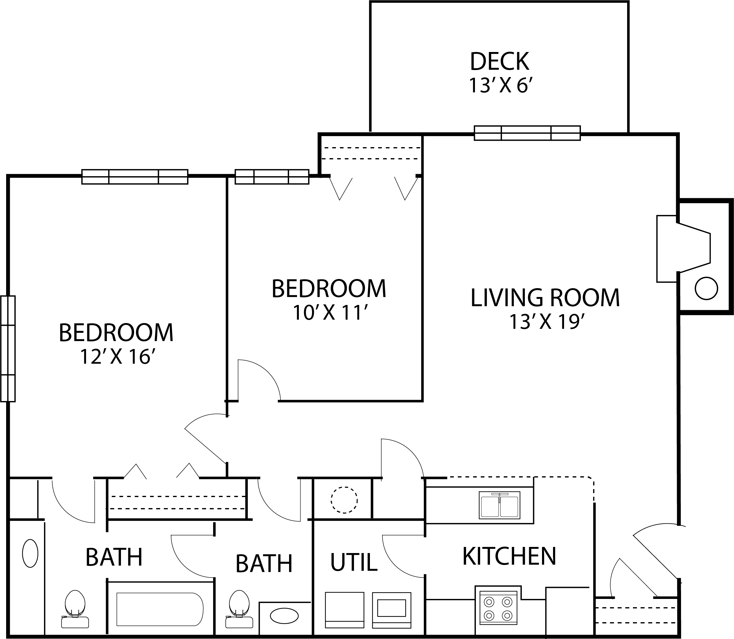 B - The Carolina floor plan