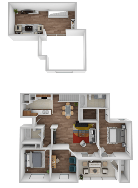 B3 - Cooper with Loft floor plan
