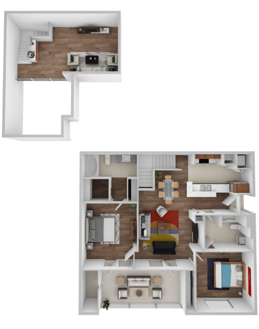 B2 - Cumberland with Loft floor plan