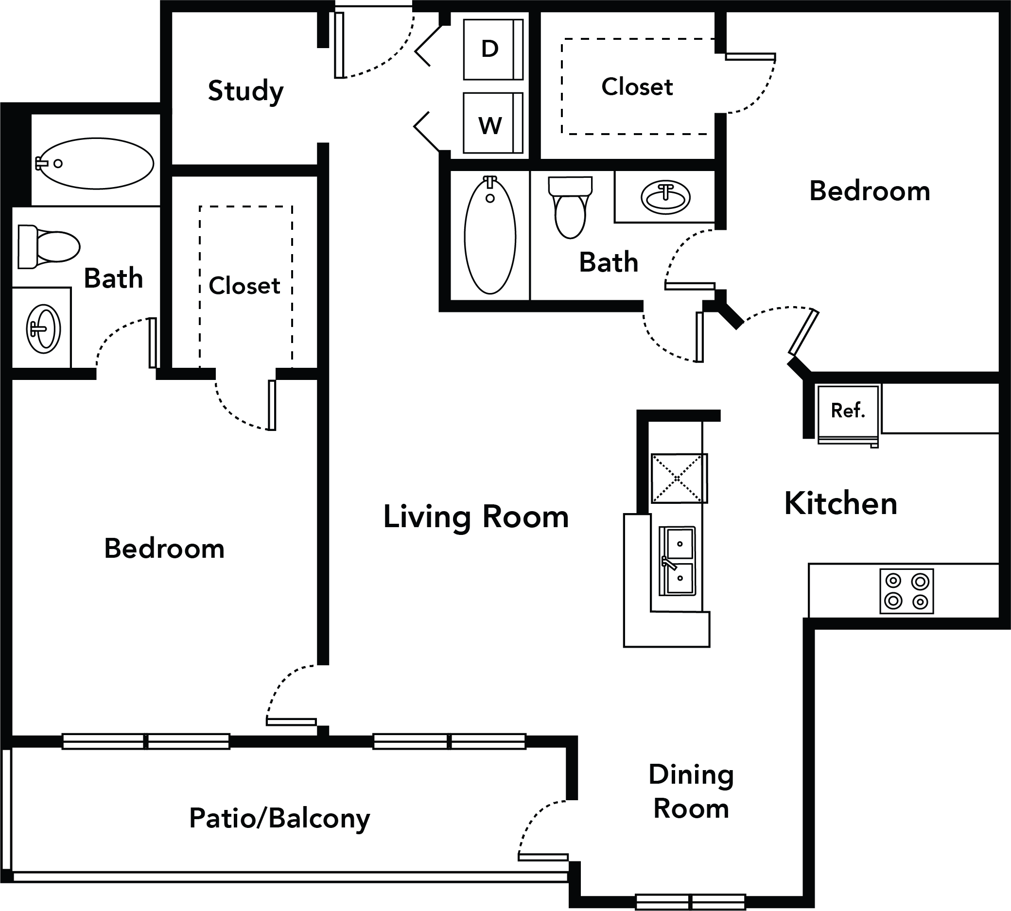 B - The Dogwood floor plan