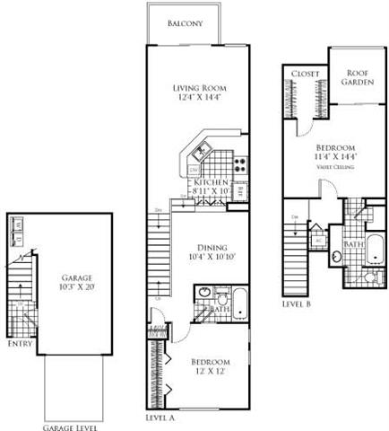 The Marseille floor plan