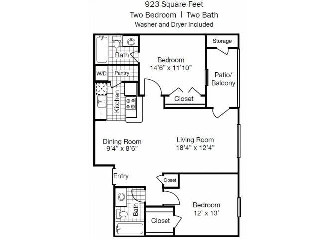 1B1 - Beaumont floor plan