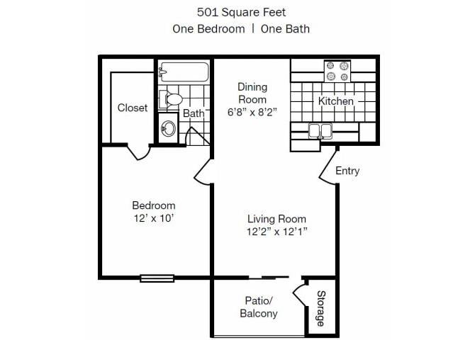 A - Albion floor plan