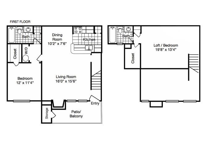 B2 - Bellevue floor plan