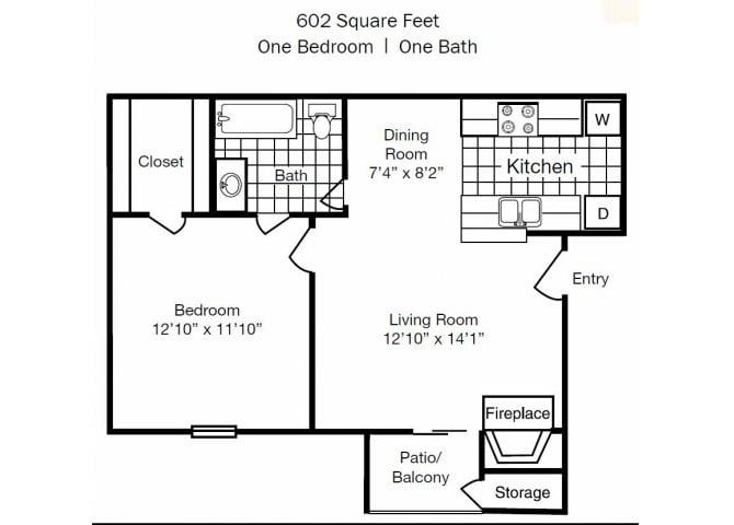 B - Astoria floor plan