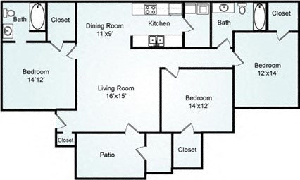 C - The Cypress floor plan