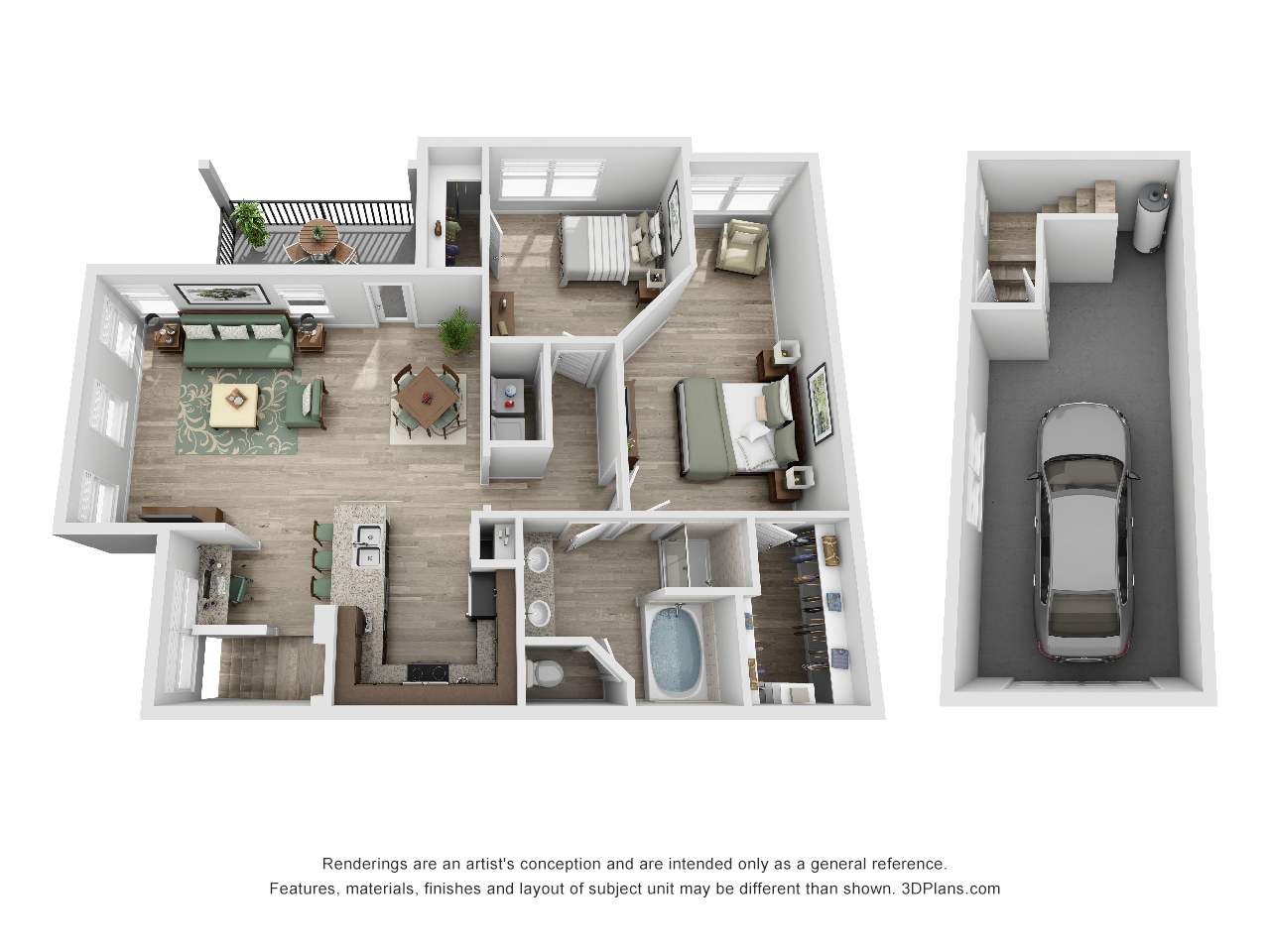 B2 - Grenoble floor plan