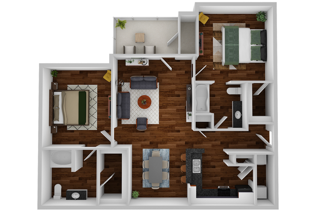 B - Little Pigeon floor plan