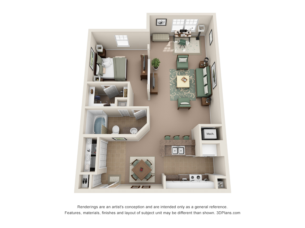 A5 - The London floor plan