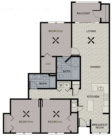 C1 - The Los Angeles floor plan