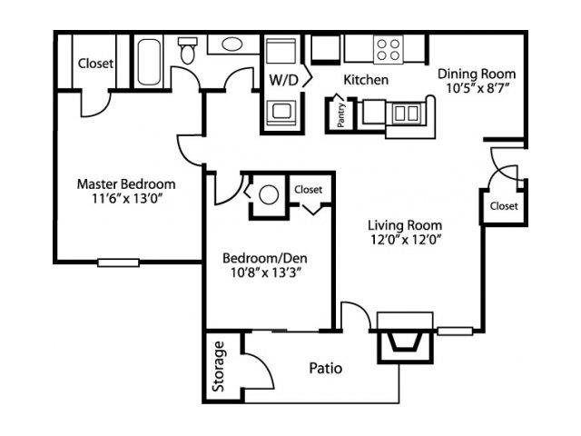 B1 - Classic Interior floor plan