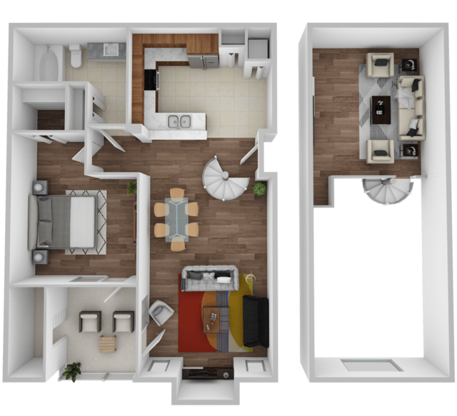 A1 - Madison with Loft floor plan