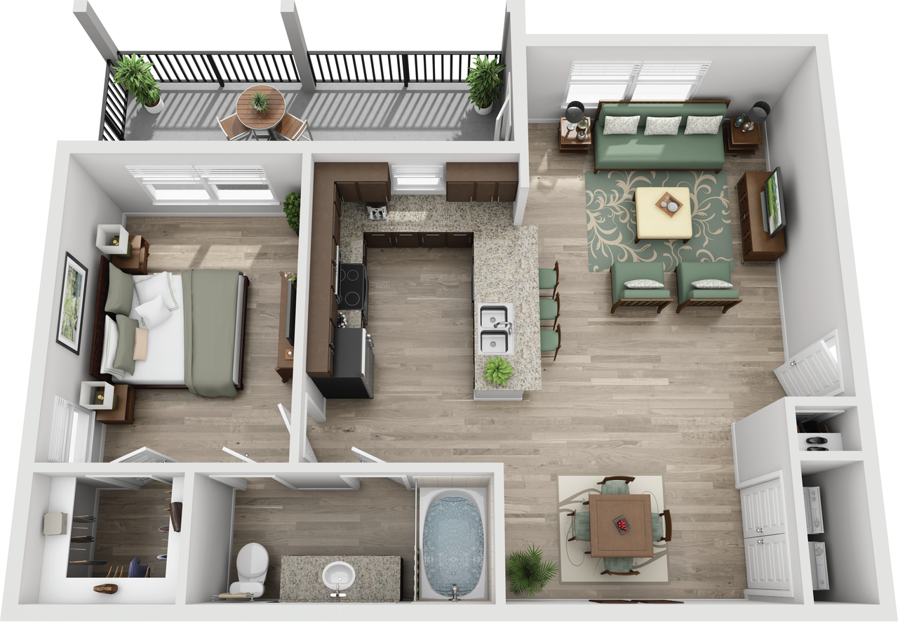 A2 - Melbourne floor plan
