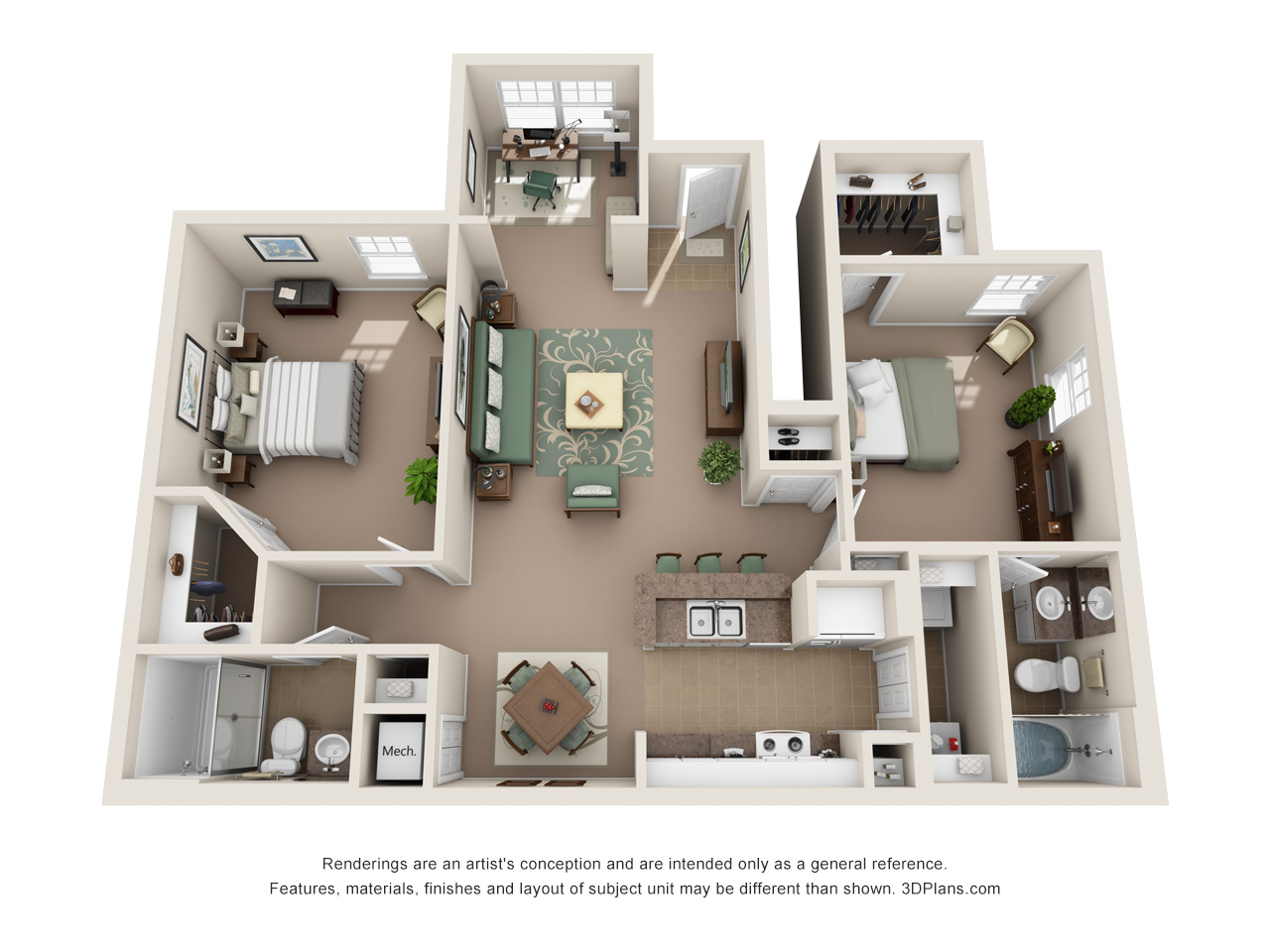 B1 - The Montreal floor plan