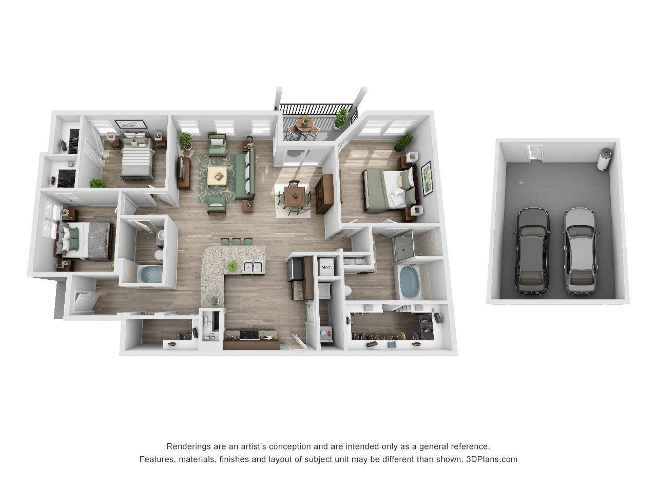C1 - Nagano floor plan