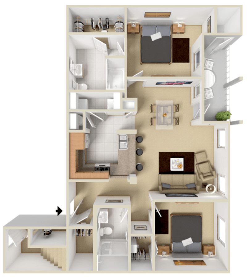 B1 - Rainier floor plan
