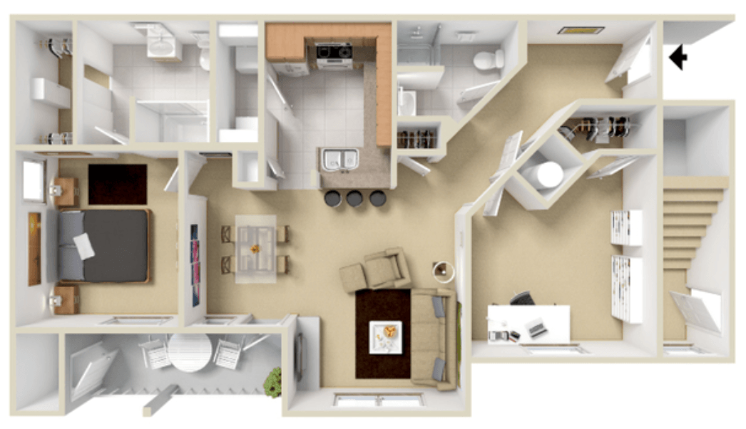 B2 - Shenandoah floor plan