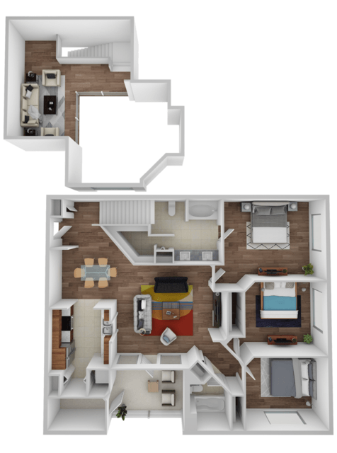 C1 - Savannah with Loft floor plan